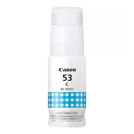 [4549292178890] Canon Botella Tinta GI-53C Cian