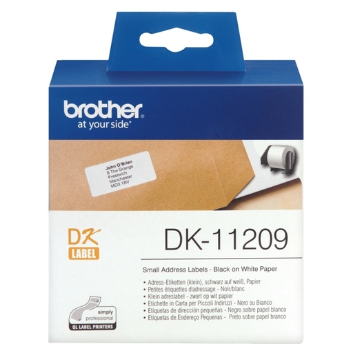 [4977766628136] Brother Etiquetas DK11209 Dirección 29x69 mm 800 u