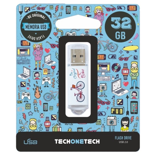 [8436546592143] TECH ONE TECH Be bike 32 Gb USB 2.0