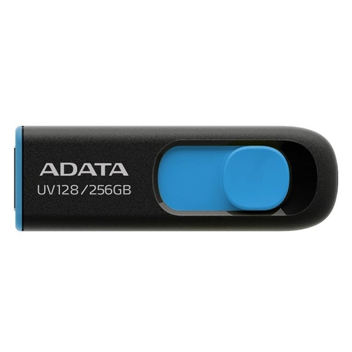 [4710273777108] ADATA Lapiz Usb UV128 256GB USB 3.2 Negro/Azul