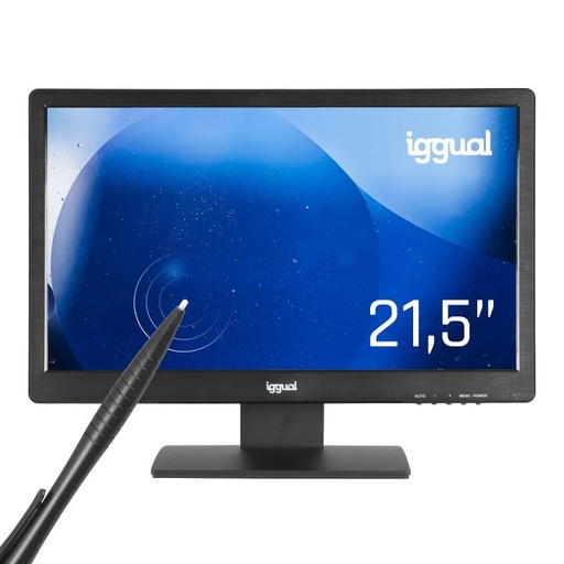 [8435364319840] iggual Monitor táctil resistivo 21,5" 16:9 FHD