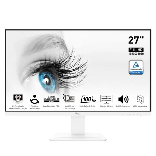 [4711377089166] MSI MP273AW Monitor 27" IPS 100 hzVGA DP HDMI MM B