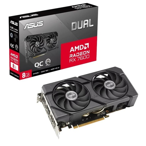 [4711387779392] ASUS VGA AMD DUAL RX 7600 O8G EVO 8GB DDR6