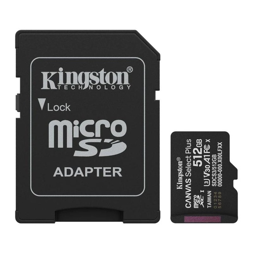 [740617348552] Kingston SDCS3/512GB microSDXC Gen3 150MB/s A1